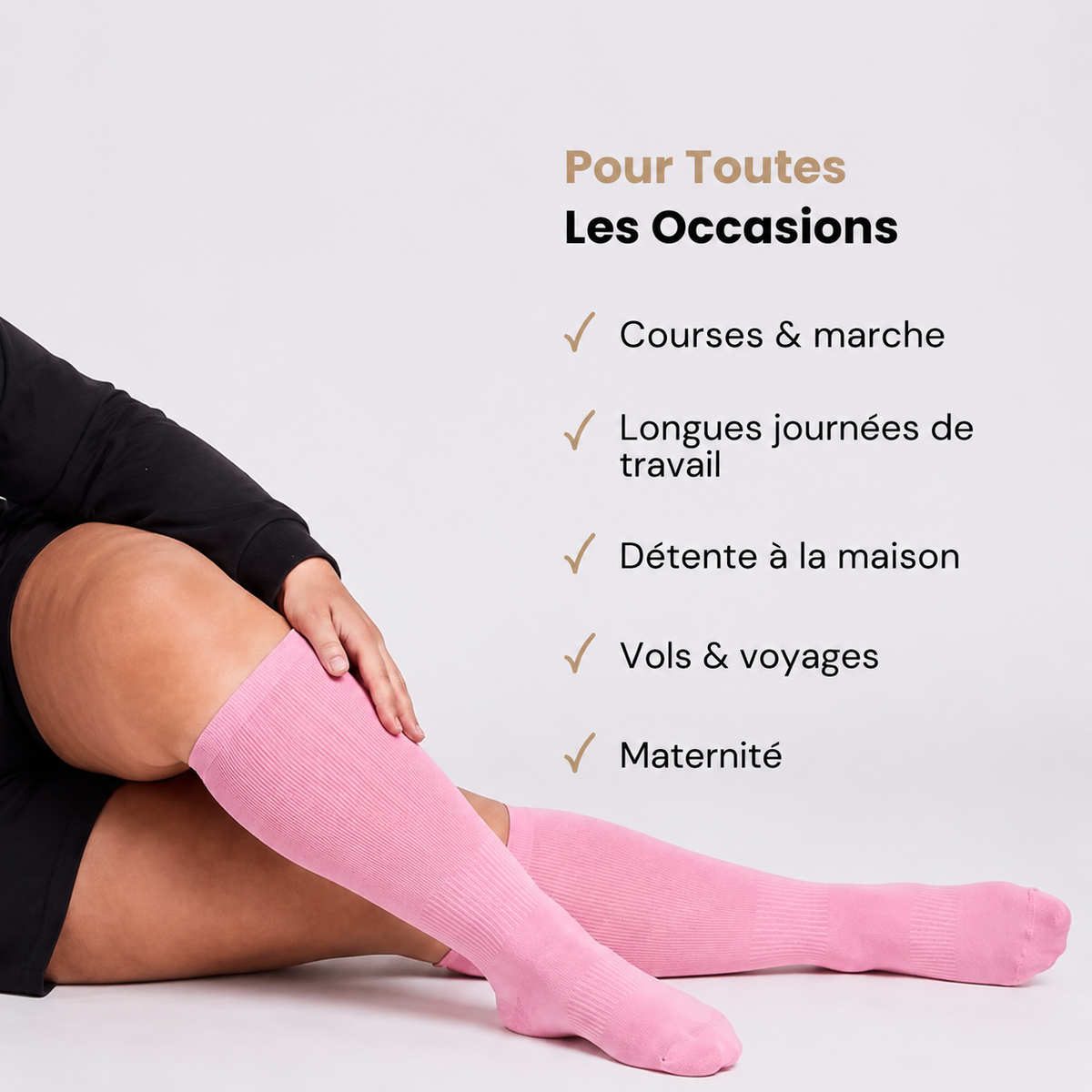 SILIBELLA - Chaussettes de Compression Confortables