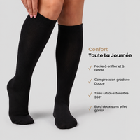 SILIBELLA - Chaussettes de Compression Confortables